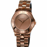 Buy Shop Marc Jacobs Amy Brown Dial Brown Steel Strap Watch for Women - MBM3128 USA Online