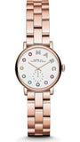 Buy Shop Marc Jacobs Baker Dexter White Dial Rose Gold Steel Strap Watch for Women - MBM3443 USA Online