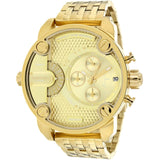 Buy Shop Diesel Big Daddy Analog Gold Dial Gold Stainless Steel Watch For Men - DZ7287 USA Online