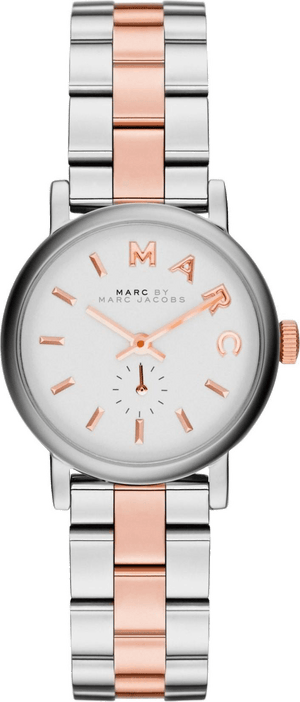 Buy Shop Marc Jacobs Baker White Dial Two Tone Steel Strap Watch for Women - MBM3331 USA Online