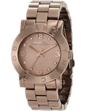 Buy Shop Marc Jacobs Amy Brown Dial Brown Steel Strap Watch for Women - MBM3119 USA Online