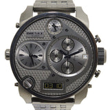Buy Shop Diesel Mr Daddy 1.0 Gray Dial Gray Stainless Steel Watch For Men - DZ7247 USA Online