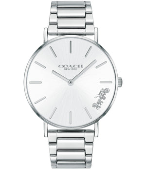 Buy Shop Coach Perry Silver Dial Silver Steel Strap Watch for Women - 14503344 USA Online
