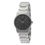 Buy Shop Calvin Klein City Grey Dial Silver Steel Strap Watch for Women - K2G23161 USA Online
