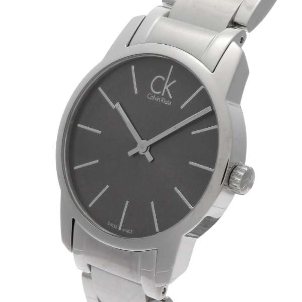 Buy Shop Calvin Klein City Grey Dial Silver Steel Strap Watch for Women - K2G23161 USA Online