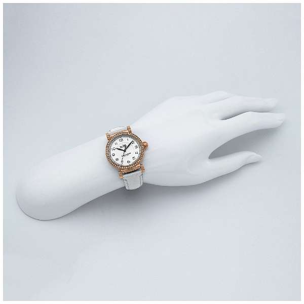 Buy Shop Coach Madison White Dial White Leather Strap Watch for Women - 14502401 USA Online