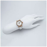 Buy Shop Coach Madison White Dial White Leather Strap Watch for Women - 14502401 USA Online