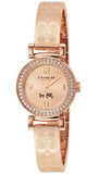 Coach Madison Crystals Rose Gold Dial Rose Gold Steel Strap Watch For Women - 14502203