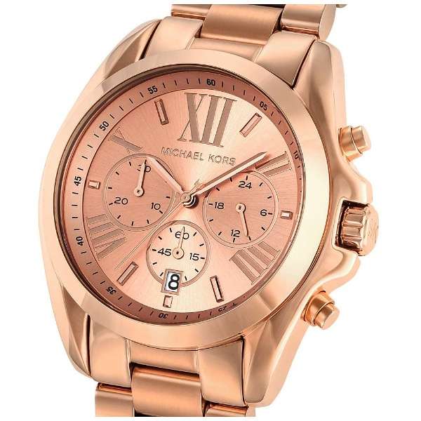 Buy Shop Michael Kors Bradshaw Rose Gold Dial Rose Gold Steel Strap Watch for Women - MK5503 USA Online