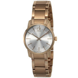 Buy Shop Calvin Klein City White Mother of Pearl Dial Rose Gold Steel Strap Watch for Women - K2G23646 USA Online