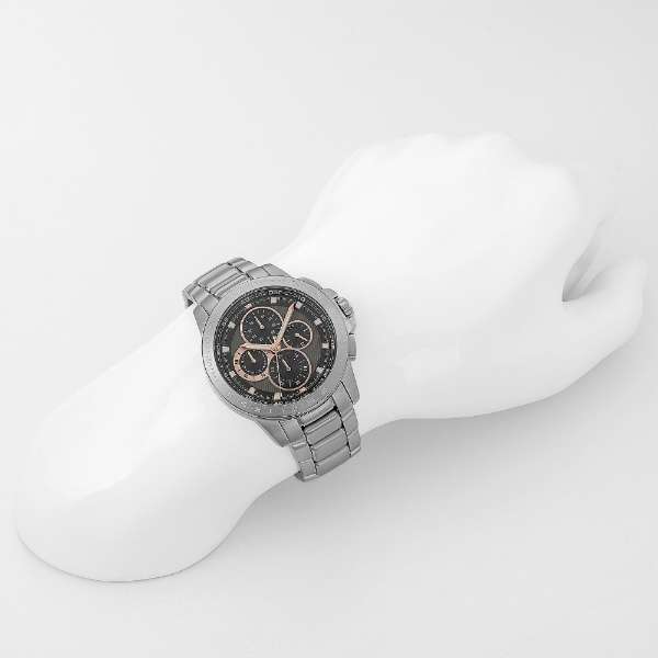Buy Shop Michael Kors Ryker Chronograph Black Dial Silver Steel Strap Watch For Men - MK8528 USA Online