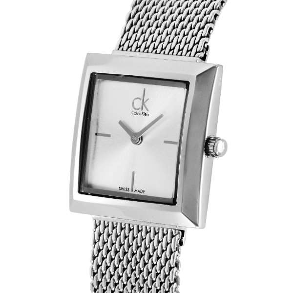 Buy Shop Calvin Klein Mark Silver Dial Silver Mesh Bracelet Watch for Women - K3R23126 USA Online