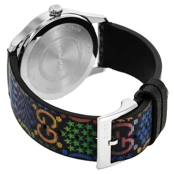 Buy Shop Gucci G Timeless Quartz Black Dial Black Leather Strap Watch For Women - YA1264146 USA Online
