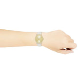 Buy Shop Gucci G Timeless Quartz Gold Dial Beige Leather Strap Watch For Women - YA1264180 USA Online