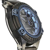Buy Shop Versace icon Active Chronograph Black Dial Black Silicone Strap Watch For Men - VEZ700622 USA Online