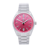 Buy Shop Tag Heuer Carrera Date Automatic 18K Pink Dial Silver Steel Strap Watch for Women - WBN2313.BA0001 USA Online