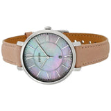 Buy Shop Fossil Jacqueline Blush Mother of Pearl Dial Pink Leather Strap Watch for Women - ES4151 USA Online