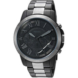 Buy Shop Fossil Grant Chronograph Black Dial Two Tone Steel Strap Watch for Men - FS5269 USA Online