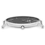 Buy Shop Daniel Wellington Classic York Black Dial Brown Leather Strap Watch For Men - DW00100134 USA Online