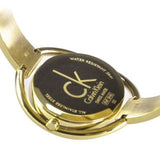 Buy Shop Calvin Klein Impetuous White Dial Gold Steel Strap Watch for Women - K4F2N516 USA Online