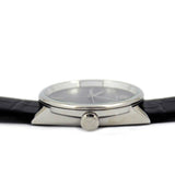 Buy Shop Calvin Klein Grey Dial Black Leather Strap Watch for Women - K2Y2Y1CU USA Online