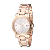 Buy Shop Burberry The City White Dial Rose Gold Steel Strap Watch for Women - BU9104 USA Online