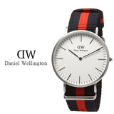 Buy Shop Daniel Wellington Classic Oxford White Dial Two Tone Nylon Strap Watch For Men - DW00100015 USA Online
