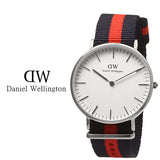 Buy Shop Daniel Wellington Classic Oxford White Dial Two Tone NATO Strap Watch For Women - DW00100046 USA Online