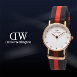Buy Shop Daniel Wellington Classy Oxford White Dial Two Tone Nylon Strap Watch For Women - DW00100064 USA Online