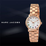 Buy Shop Marc Jacobs Baker Dexter White Dial Rose Gold Steel Strap Watch for Women - MBM3443 USA Online