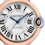 Buy Shop Cartier Ballon Bleu de Cartier Silver Dial Two Tone Steel Strap Watch for Women - W2BB0032 USA Online