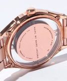 Buy Shop Marc Jacobs Tether Transparent Rose Gold Dial Rose Gold Steel Strap Watch for Women - MBM3414 USA Online
