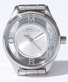 Marc Jacobs Tether Silver Transparent Dial Stainless Steel Strap Watch for Women - MBM3416