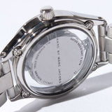 Buy Shop Marc Jacobs Tether Transparent Silver Dial Silver Steel Strap Watch for Women - MBM3416 USA Online