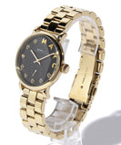 Buy Shop Marc Jacobs Baker Dexter Black Dial Gold Steel Strap Watch for Women - MBM3421 USA Online