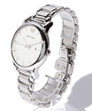 Buy Shop Emporio Armani Classic Luigi Quartz Silver Dial Silver Steel Strap Watch For Men - AR1854 USA Online