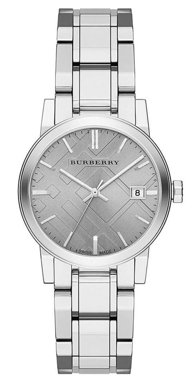 Buy Shop Burberry The City Silver Dial Silver Steel Strap Watch for Women - BU9143 USA Online