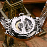 Buy Shop Tissot Le Locle Double Happiness Automatic Silver Dial Silver Steel Strap Watch For Men - T41.1.833.50 USA Online