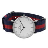 Buy Shop Daniel Wellington Classic Oxford White Dial Two Tone NATO Strap Watch For Women - DW00100046 USA Online