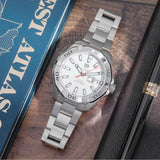 Buy Shop Tag Heuer Aquaracer Calibre 5 Automatic White Dial Silver Steel Strap Watch for Men - WAY2013.BA0927 USA Online