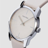 Buy Shop Calvin Klein City White Dial White Leather Strap Watch for Women - K2G231XH USA Online