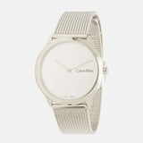 Buy Shop Calvin Klein Minimal SIlver Dial Silver Mesh Bracelet Watch for Women - K3M221Y6 USA Online