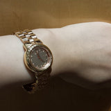Buy Shop Marc Jacobs Marci Rose Gold Dial Rose Gold Steel Strap Watch for Women - MBM3175 USA Online