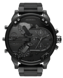 Buy Shop Diesel Mr Daddy 2.0 Chronograph Black Dial Black Stainless Steel Watch For Men - DZ7396 USA Online