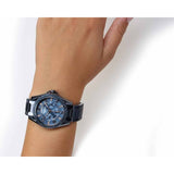 Buy Shop Fossil Riley Quartz Blue Dial Blue Steel Strap Watch for Women - ES4294 USA Online