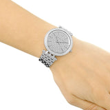 Buy Shop Michael Kors Darci Silver Dial Silver Steel Strap Watch for Women - MK3404 USA Online