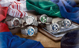 Buy Shop Breitling Chronomat B01 42 Six Nations England White Dial Silver Steel Strap Watch for Men - AB0134A71A1A1 USA Online