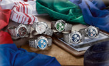Buy Shop Breitling Chronomat B01 42 Six Nations France Blue Dial Silver Steel Strap Watch for Men - AB0134A81C1A1 USA Online