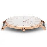 Buy Shop Daniel Wellington Classic Nottingham White Dial Two Tone NATO Strap Watch For Men - 0108DW USA Online