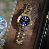 Buy Shop Tag Heuer Aquaracer Blue Dial Two Tone Steel Strap Watch for Women - WBD1325.BB0320 USA Online